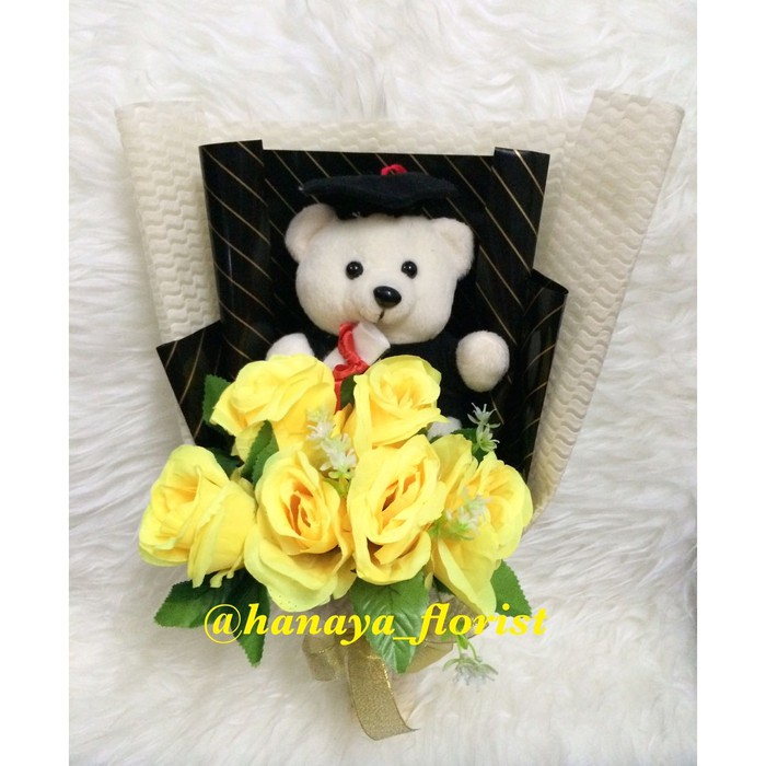 Bunga Wisuda / Buket WIsuda / Buket Bunga / Buket Boneka / Kado Bunga Limited