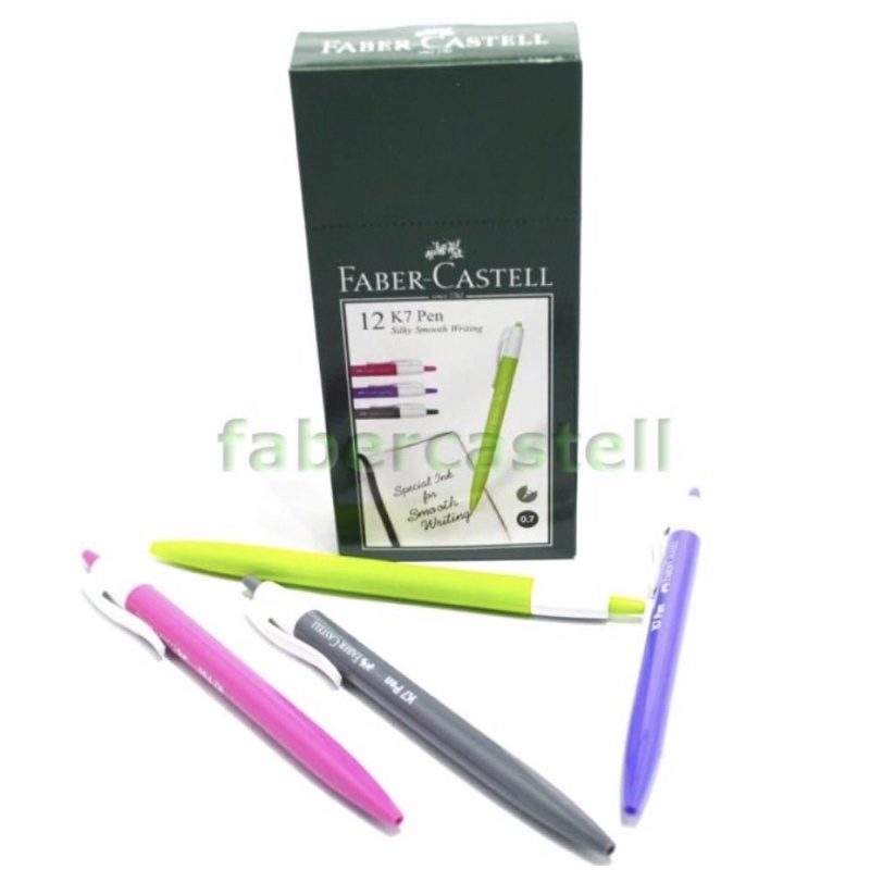 

BOLPEN PULPEN BOLPOINT FABER CASTELL K7 0.7m