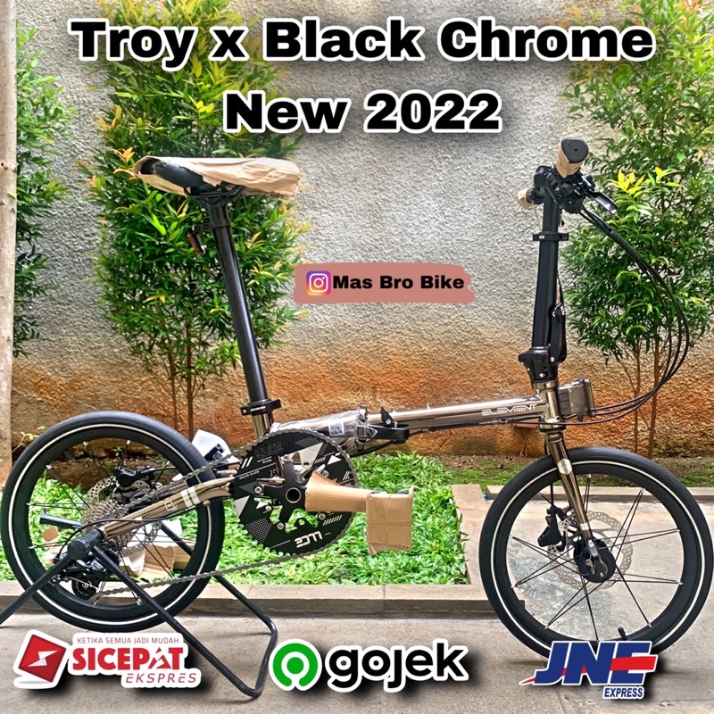 troy x 10 speed terbaru sepeda lipat element troy 10 speed termurah