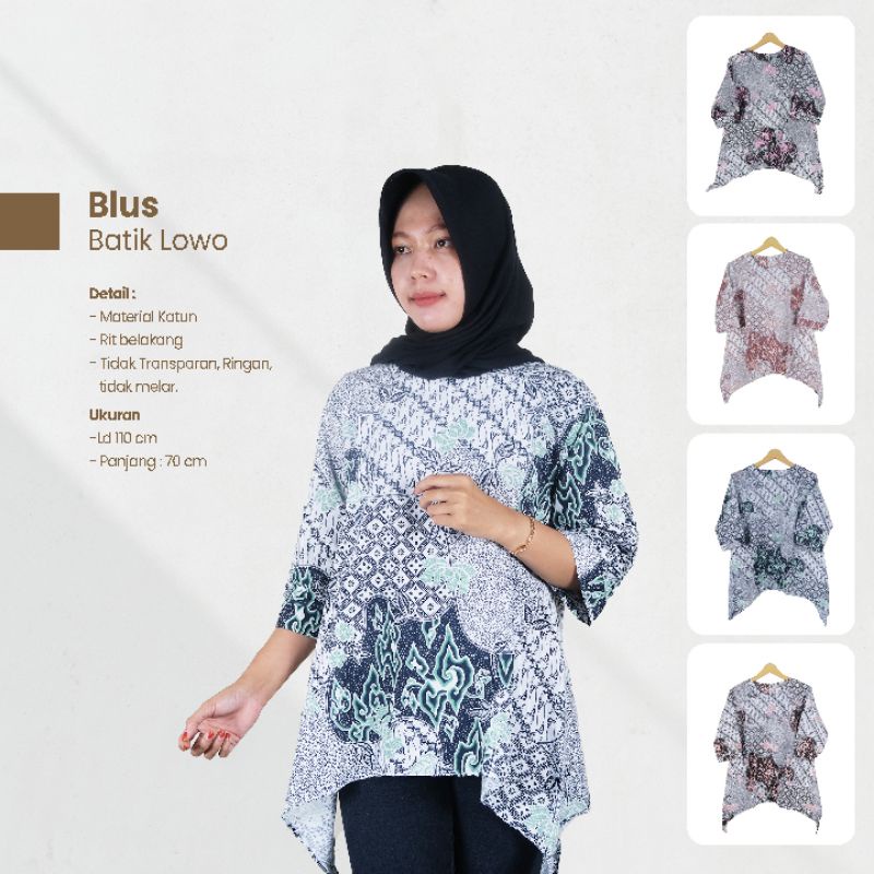 Blus Batik Lowo Wanita - NairaBatik