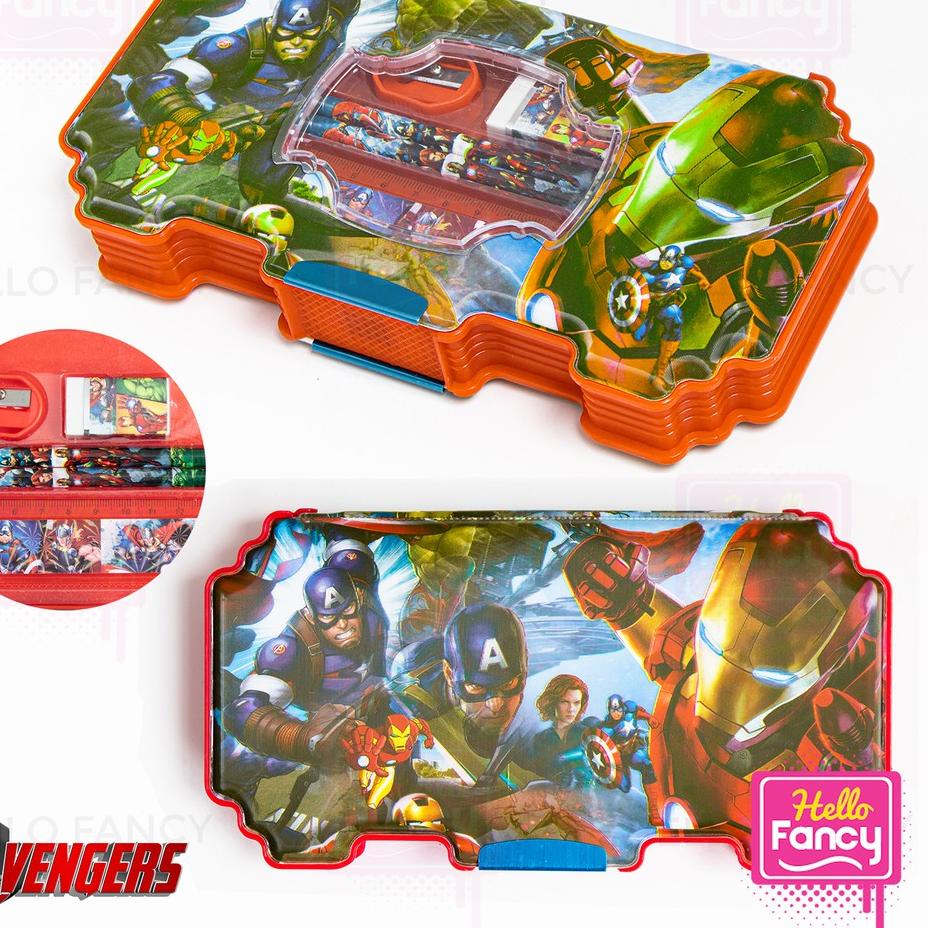 

Tempat Pensil Magnet + Set Alat Tulis / Kotak Pensil Magnet / CC-1024 <