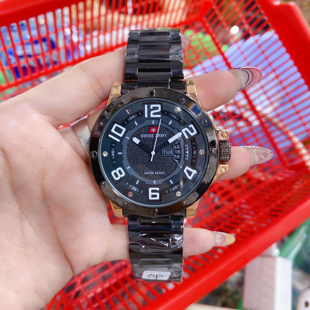 Grosiran Jam Tangan Pria Psa O9 - 4285 Analog Tali Rantai Hari Tanggal Aktif Original Garansi 6 Bulan Free Baterai Cadangan (COD)