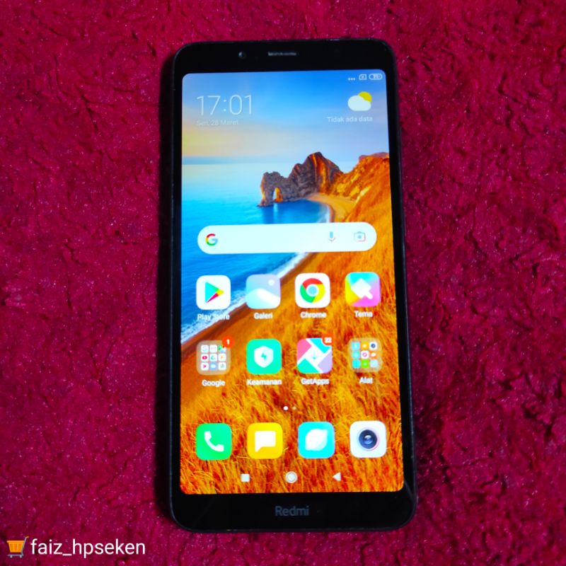 Xiaomi Redmi 7A (4G) Ram 2/16 GB Hp Second Normal Siap Pakai