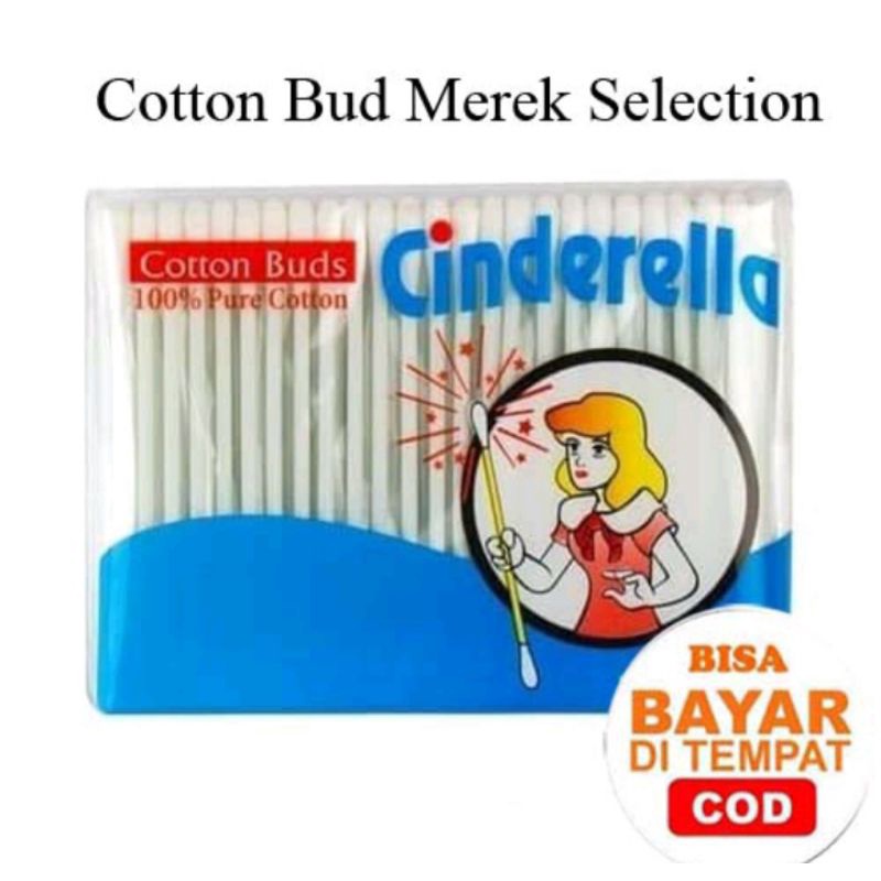 Cotton Bud Selection Cinderella isi 60 / Korek Kuping