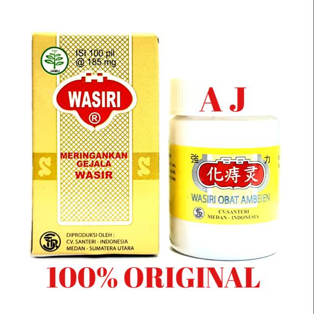 Wasiri (Isi 100 Pill) - Obat Wasir