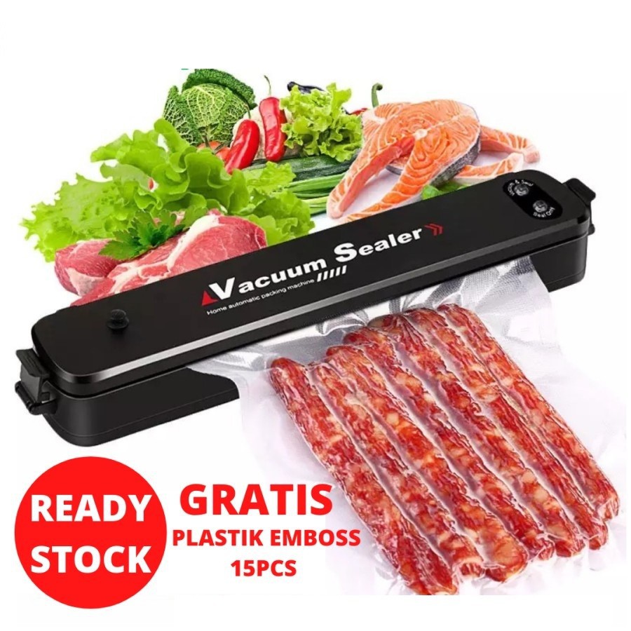 Mesin Vacum Vacuum Sealer Makanan Basah Kering Frozen Food Original