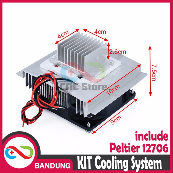 PELTIER COOLING SYSTEM KIT PELTIER TEC-12706 LENGKAP