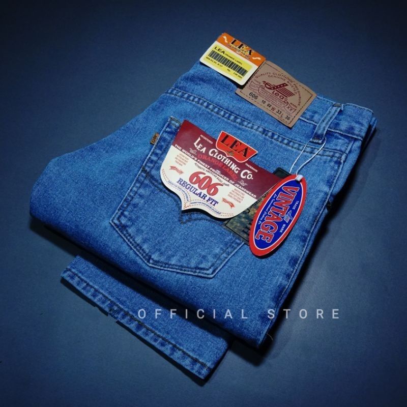 Lea 606 standar celana lea regular celana panjang lea celana jeans lea regular - wan.store84