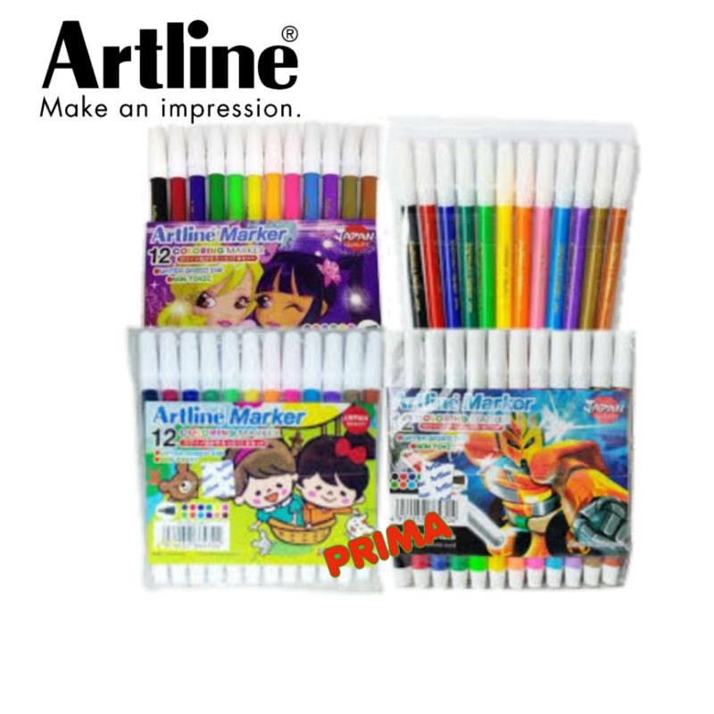 

SPIDOL SET / SPIDOL WARNA / SPIDOL ISI 12 WARNA ARTLINE