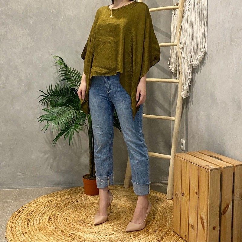 LOOSE BASIC VISCOSE ATASAN POLOS VISCOSE ( HANYA ATASAN ) | AYUNDA BLOUSE VISCOSE POLOS | BLOUSE VISCOSE | AQILA BLOUSE VISCOSE BATIK