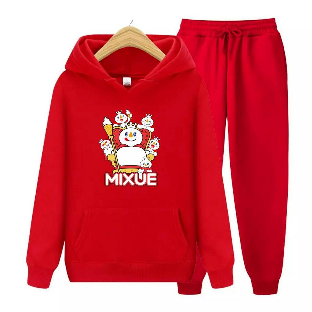 FenishaStore MIXUE ICE CREAM VIRAL Sweater Hoodie Atasan Dan Setelan Anak Usia 4-14 Tahun Bisa Bayar Ditempat COD