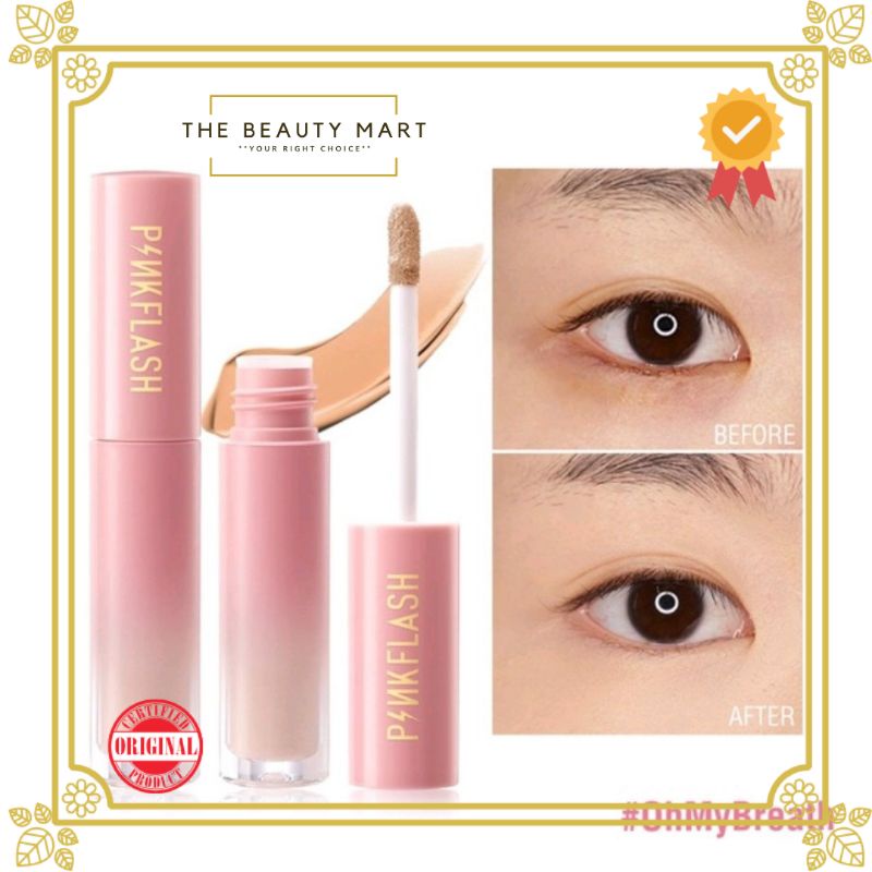 [BPOM] PINKFLASH #OhMyBreath Liquid Concealer Tahan Air Tahan Lama | Lasting Matte Concealer