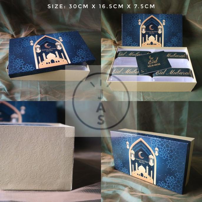 

[COD] kotak kue 30x16,5x7,5 hard box / hand made / edisi lebaran ramadhan [COD]
