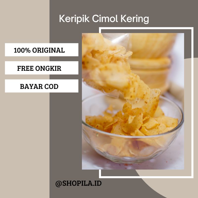 

Cimoring / Moring Kripik Cimol Kering Renyah Viral 250gr