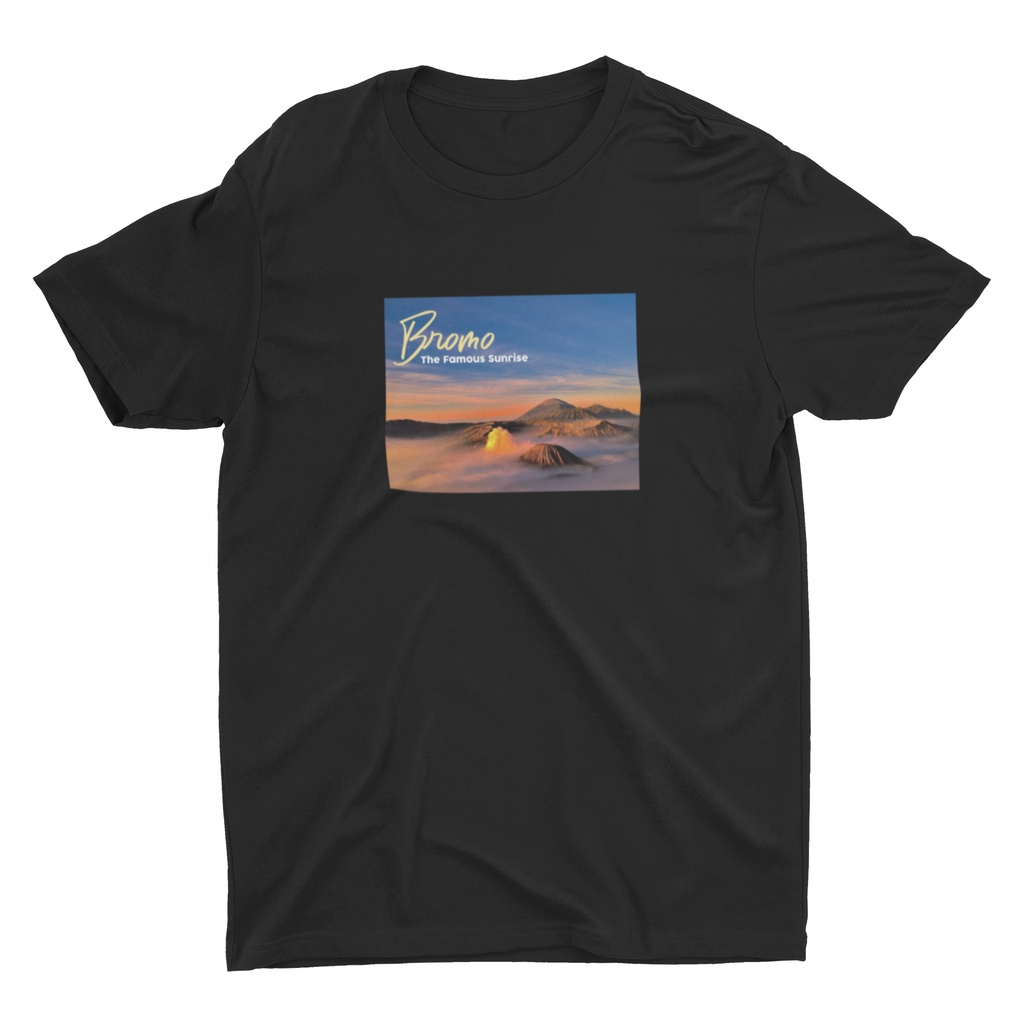[Grosir 100 Pcs] Kaos Identic Original - Bromo The Famous Sunrise