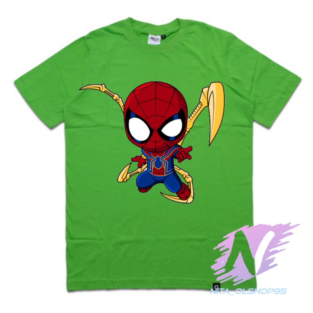 kaos spiderman super hero home coming