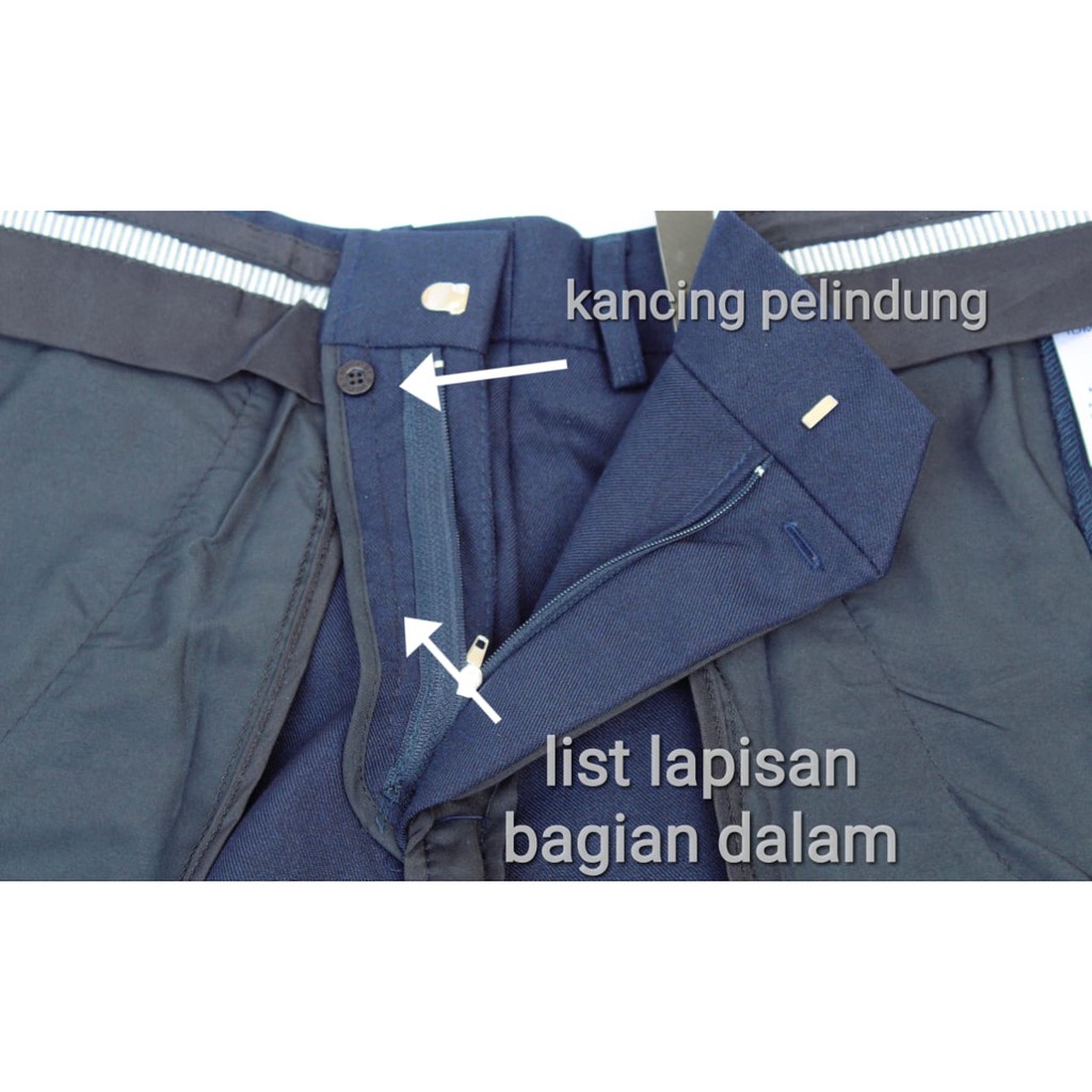 celana kantor / celana formal / celana kantor navy dongker