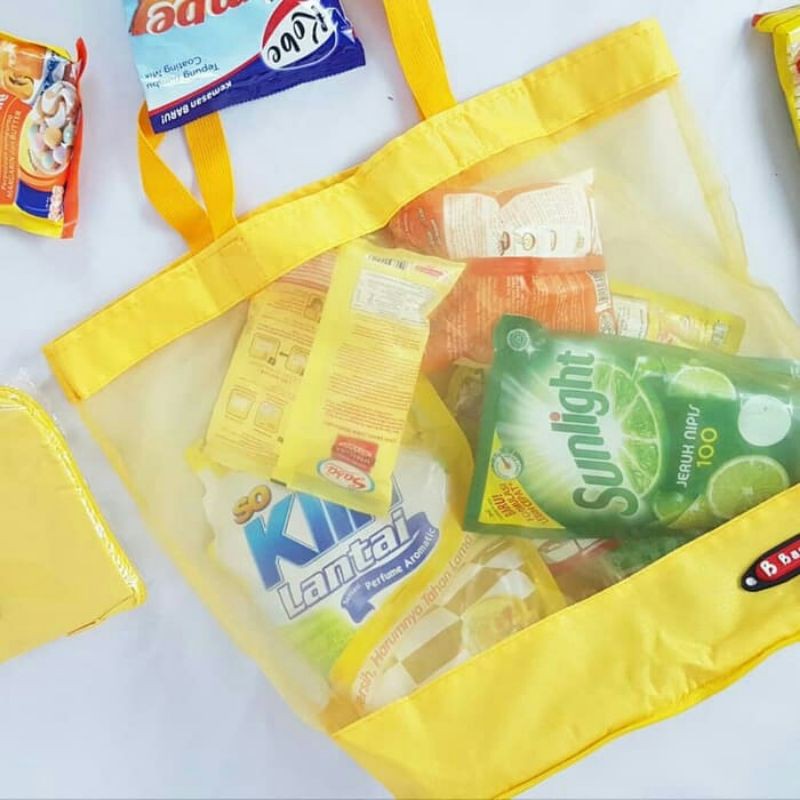 Tas Belanja / Shopping Bag Lipat Serbaguna Praktis Besar - Axcez