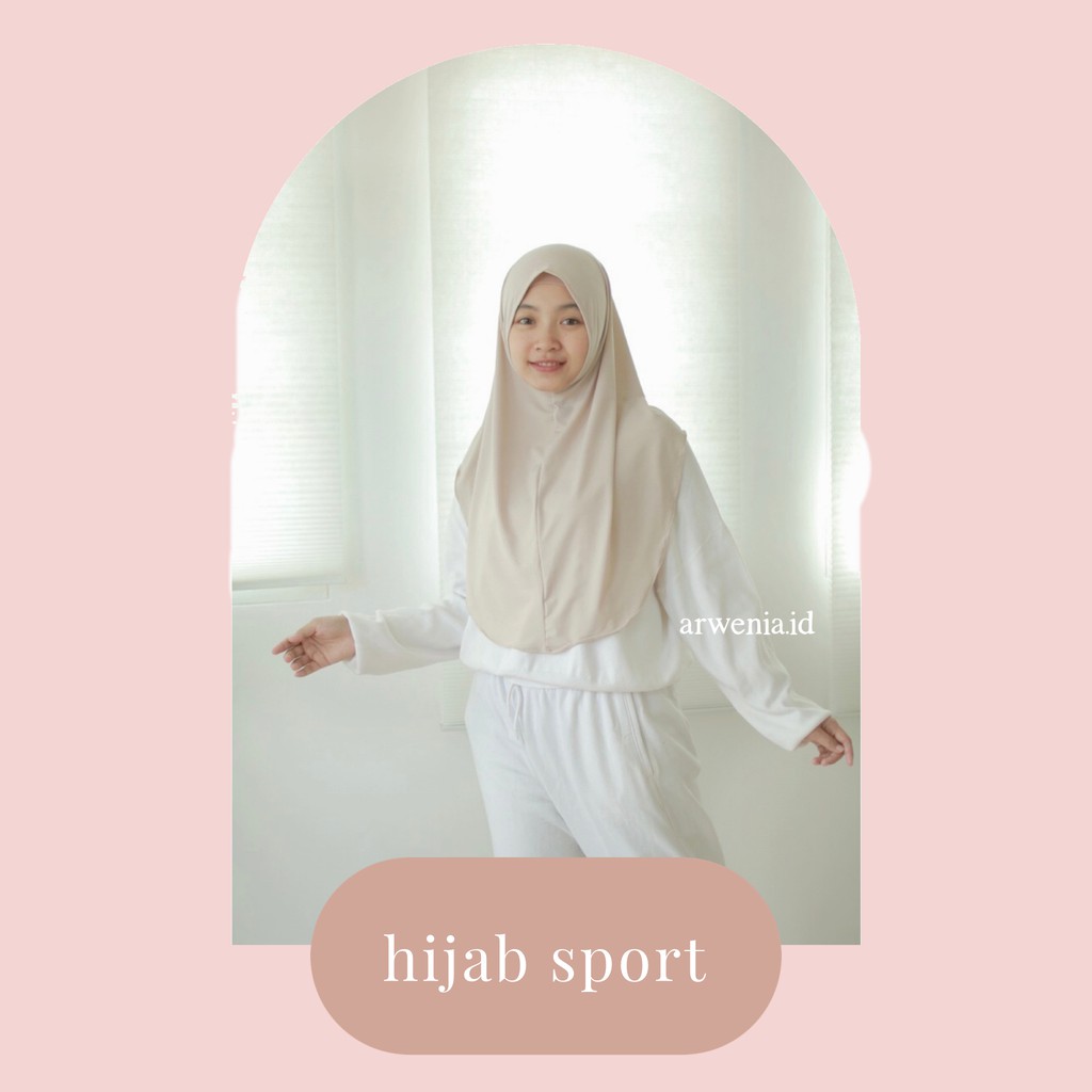HIJAB SPORT/ HIJAB JERSEY SPORT/ HIJAB OLAHRAGA JERSEY