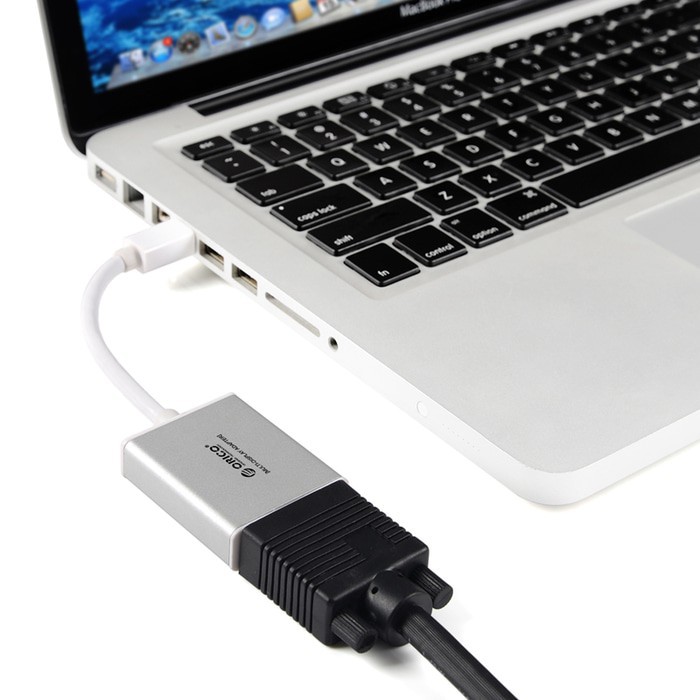 Mini Displayport dp thunderbolt to vga converter Orico 1080p FHD dmp3v  - Konverter Mini display port to d-sub 15 pin