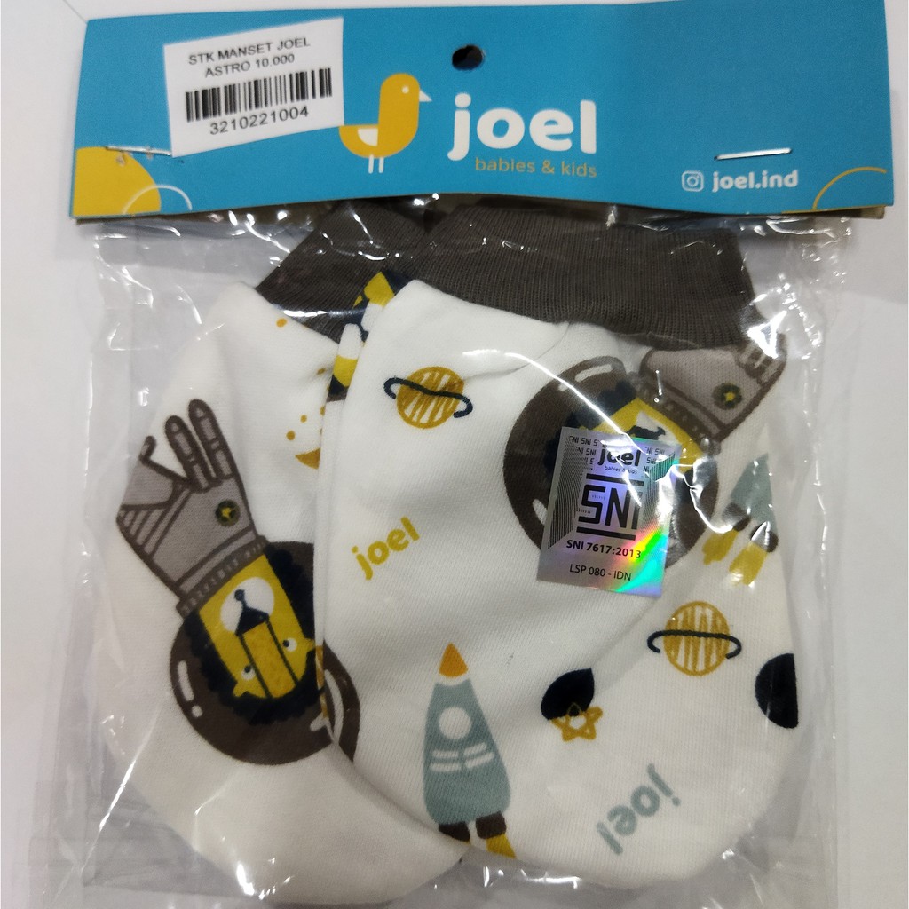 Sarung Tangan Kaki Bayi Motif JOEL 1 Pasang SNI