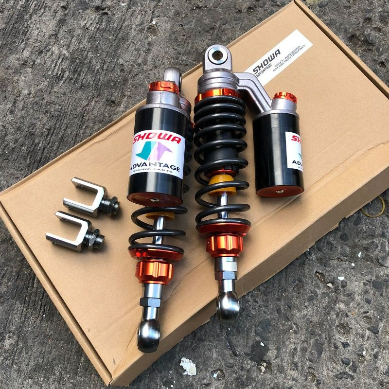 shockbreaker sok showa 280mm 320mm 340mm model ktc racing klik bawah per preload dan klik tabung