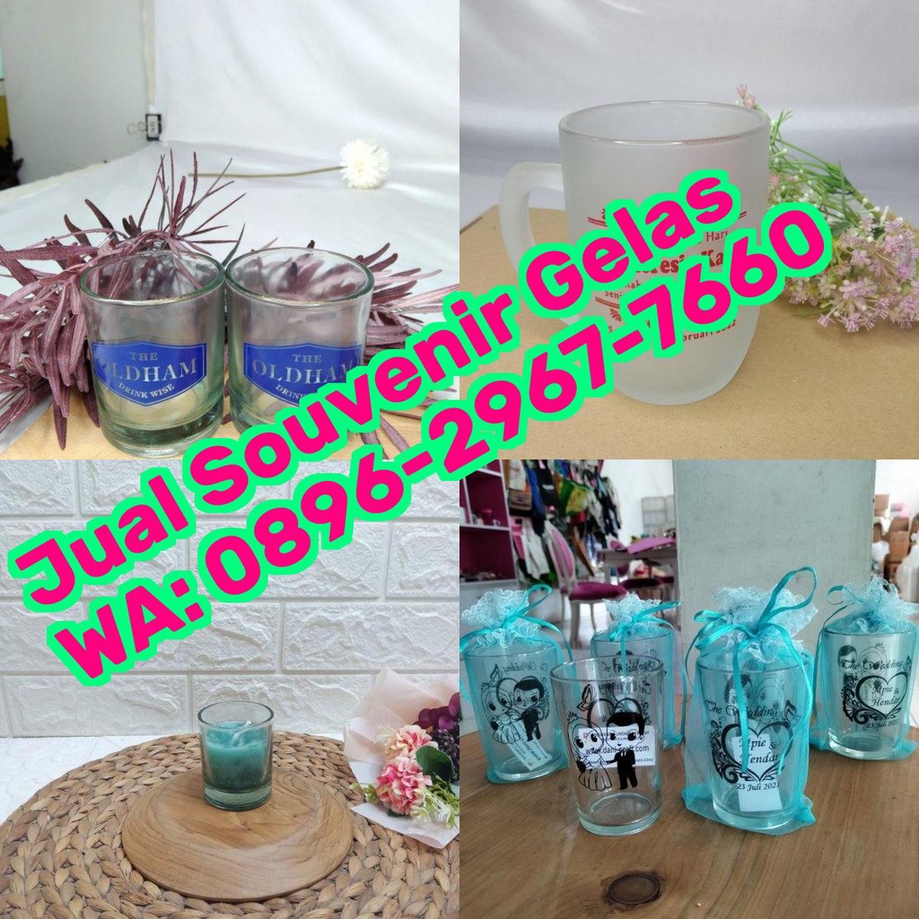Jual Pusat Souvenir Gelas Di Yogyakarta Souvenir Gelas Sablon Di Depok