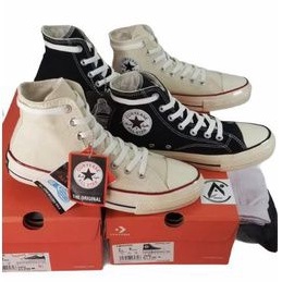 SEPATU CONVERSE ALLSTAR 70s HI BLACK WHITE/OFF WHITE PREMIUM