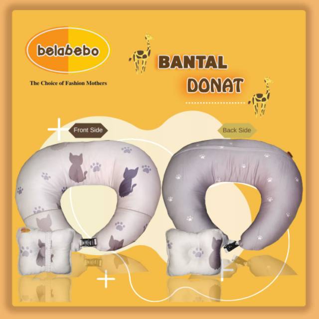 Belabebo - Bantal Menyusui Bergesper FREE BANTAL TANGAN / Nursing Pillow