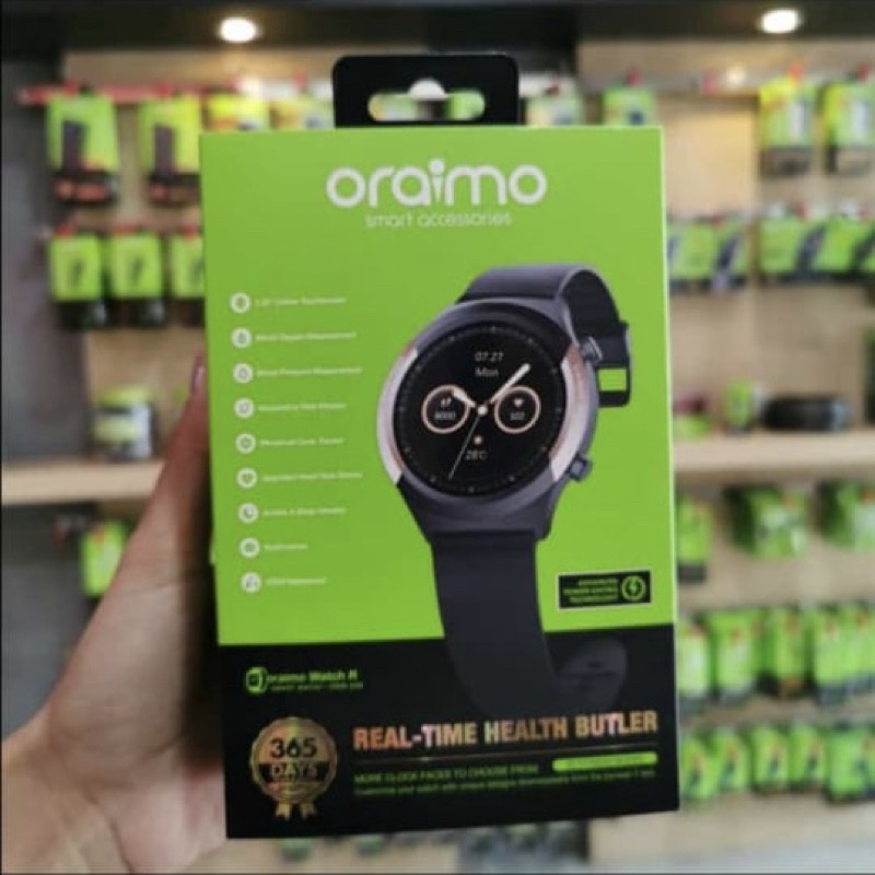 Oraimo OSW-23N Watch R Smart Watch Jam Tangan Pintar Health Butler Garansi 1 Tahun