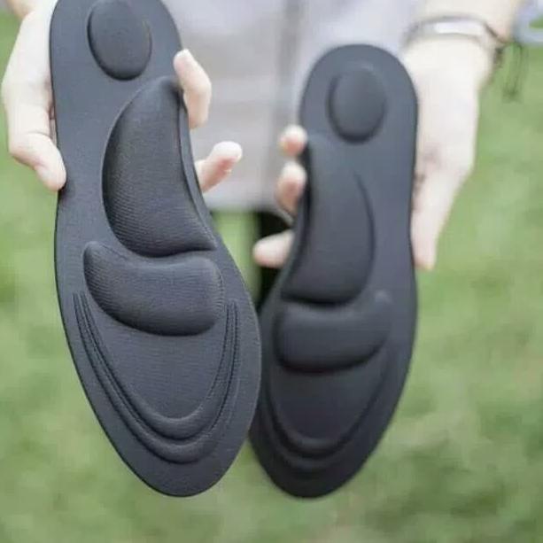 ✹ INSOLE SEPATU/ALAS SEPATU MEMORY FOAM PRIA/SHOES PAD FOAM-HITAM - Hitam, 40 ❅