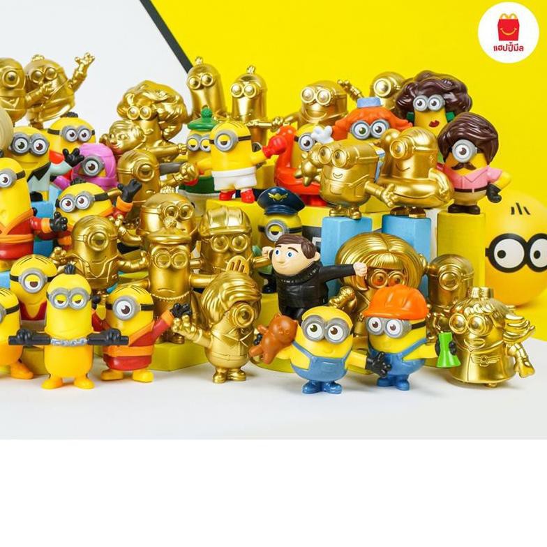 Bagus -  Mainan Happy Meal McD Toys Minion Minions 2 2020 1-28 Despicable Me McDonald Toy baru segel