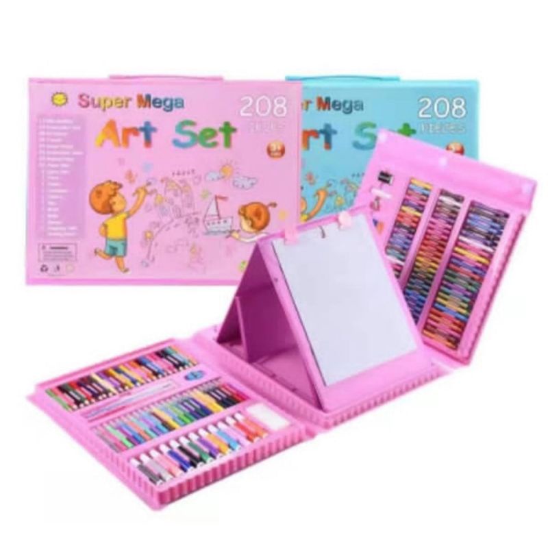 ART SET 208PCS / 150PCS / 86PCS / 68PCS / CRAYON MEWARNAI / PENSIL WARNA Crayon Set  - Crayon Mewarnai - PENSIL
