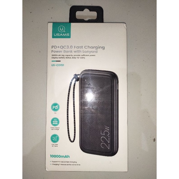 USAMS PB56 QCPD Powerbank Fast Charging 22.5W