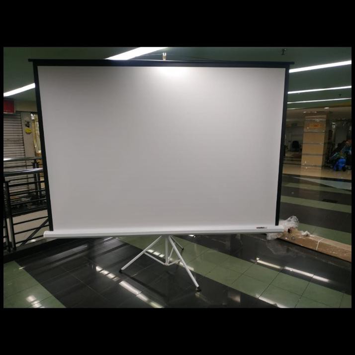 Layar Proyektor Tripod 100"+ Kaki