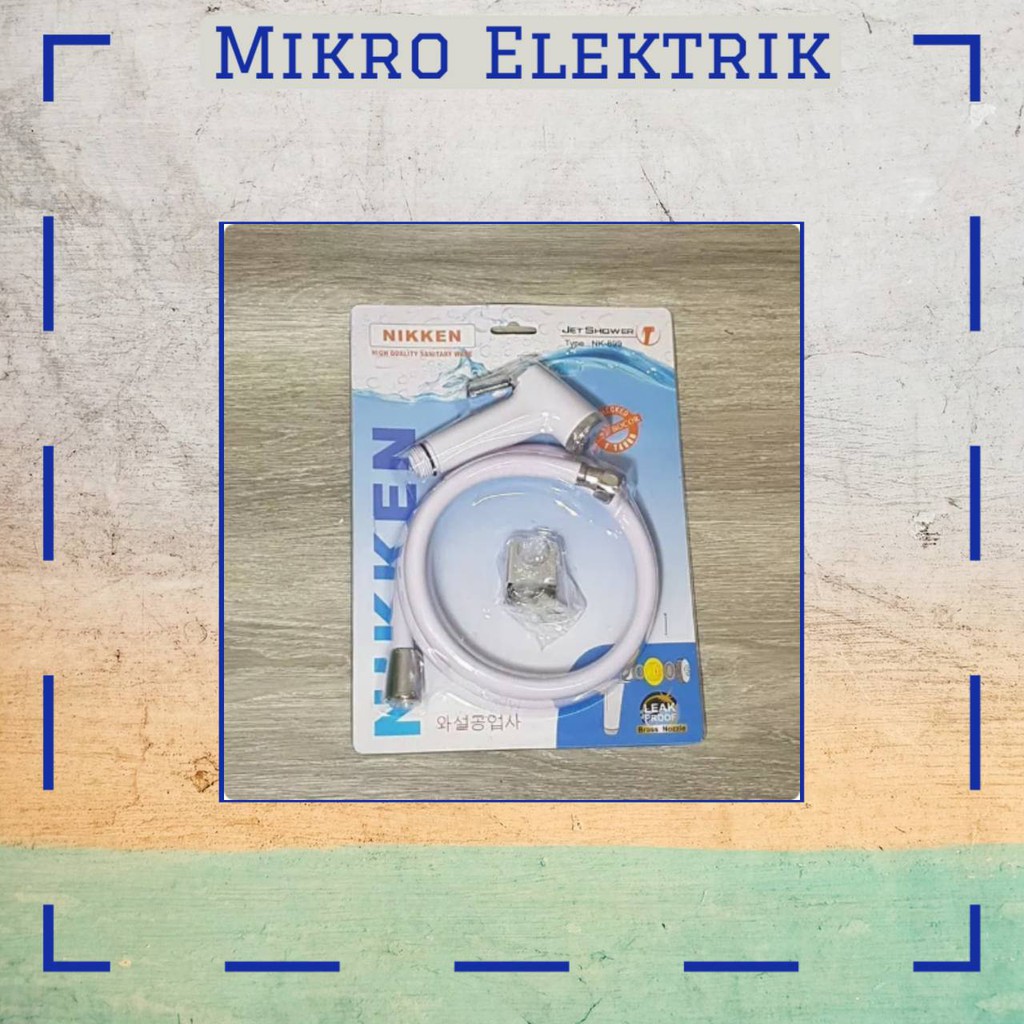 Jet shower Nikken / shower bidet / kran cebok / semprotan toilet