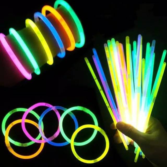 Glow In The Dark Stick Stik Gelang Kalung Menyala Fosfor Untuk Pesta Party Event Ulang Tahun Konser