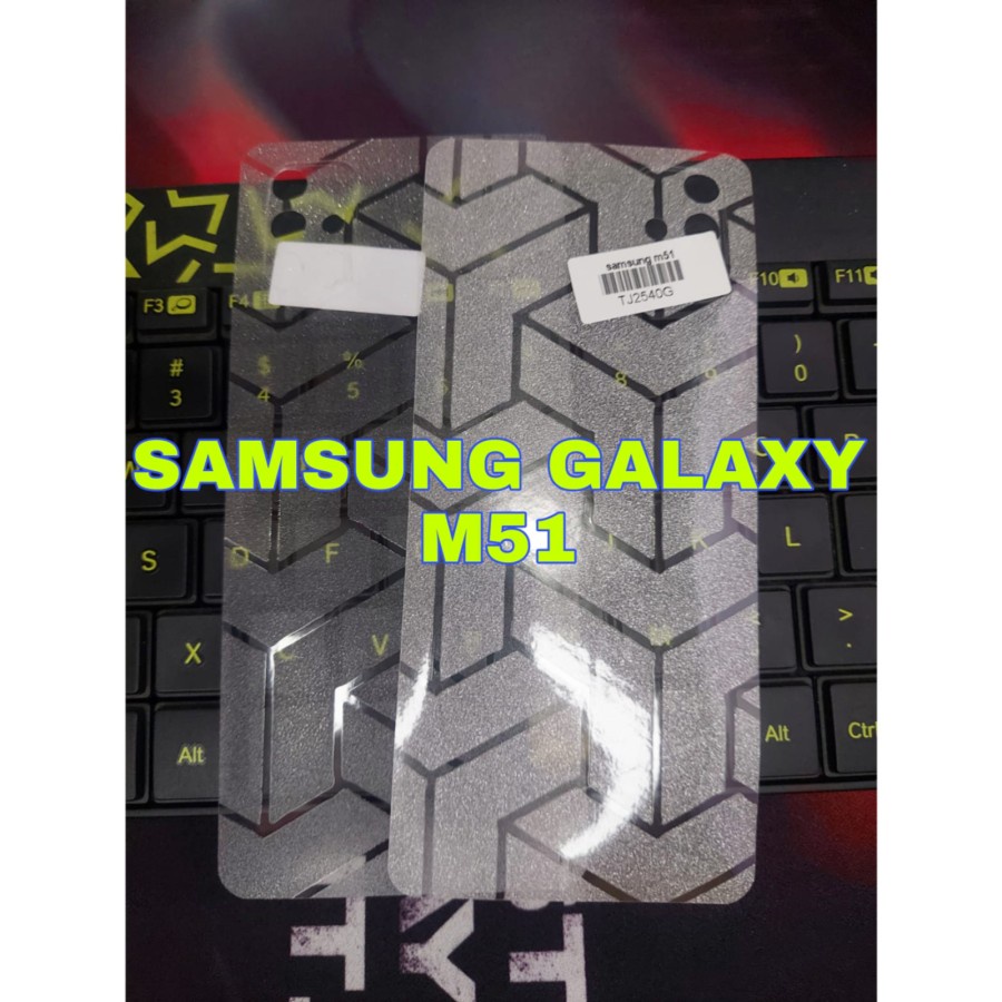 Skin Carbon Samsung Galaxy M51 Sticker Anti Jamur Pelindung Handphone