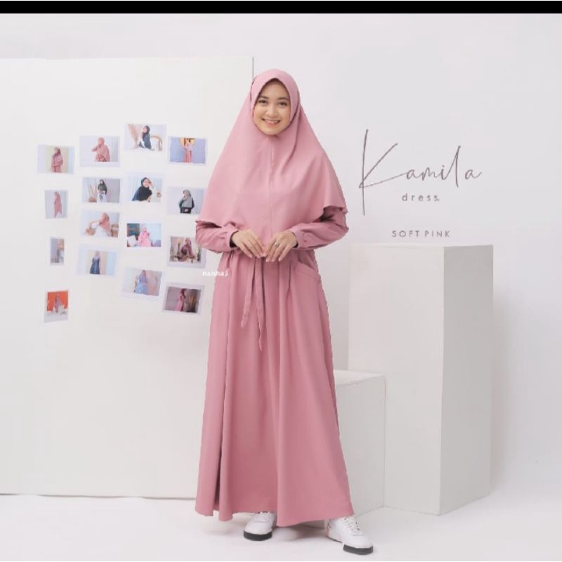dress Kamila set bergo