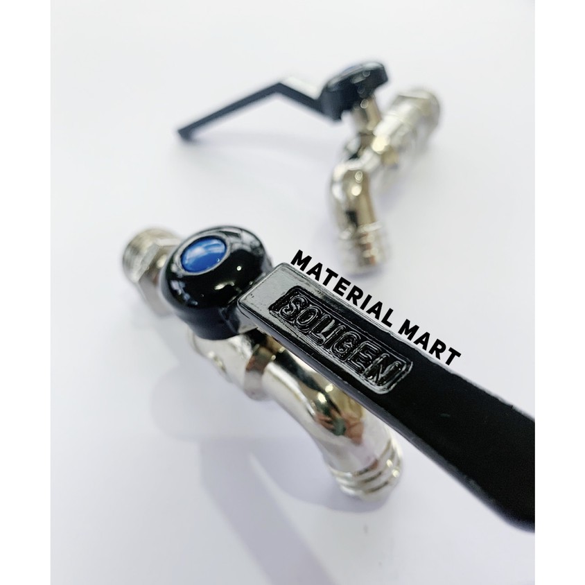 Keran Air Besi 1/2&quot; | Kran Bola 1/2 Inch | Kran Besi | Kran Tembok 0,5 | Material Mart
