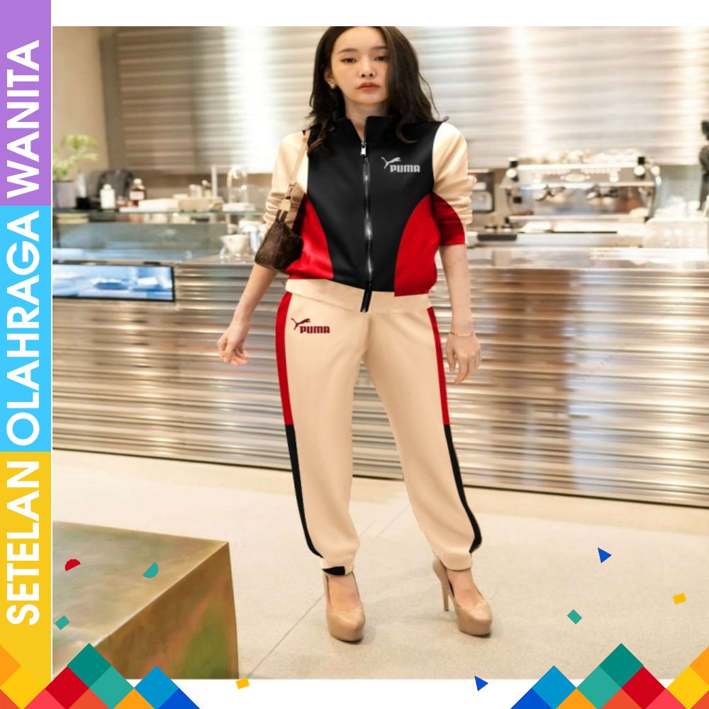 BAJU SENAM SYARI WANITA STELAN BAJU OLAHRAGA MUSLIMAH SENAM SYARI MUSLIM ARMY SET LEGGING Baju Sen