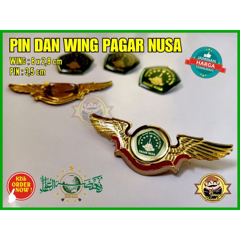 PIN DAN WING PAGAR NUSA