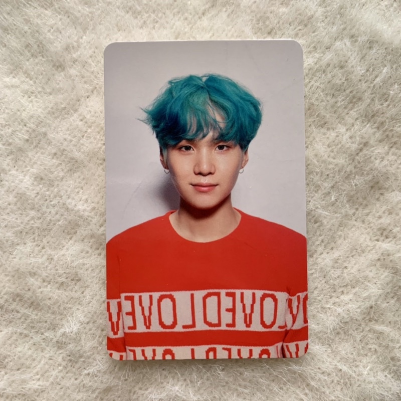 photocard pc yoongi suga bts love yourself her v ver