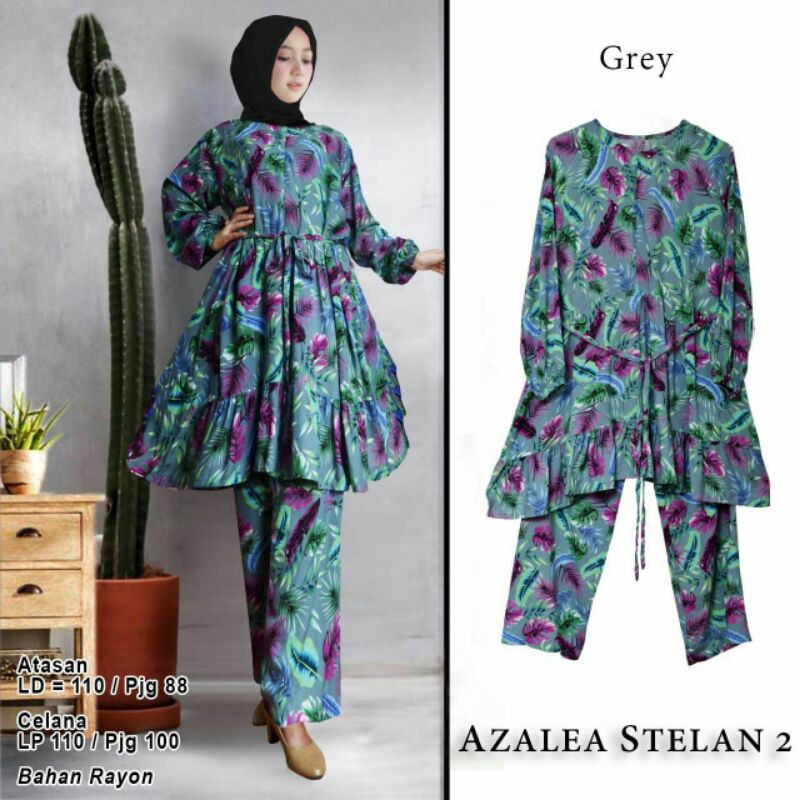 funie3 Stelan Azalea Bahan Katun Rayon