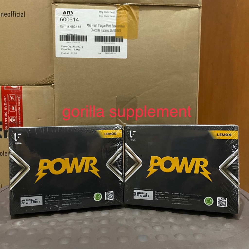 FITLIFE POWR Preworkout By Fit life Fitlife Power BPOM HALAL