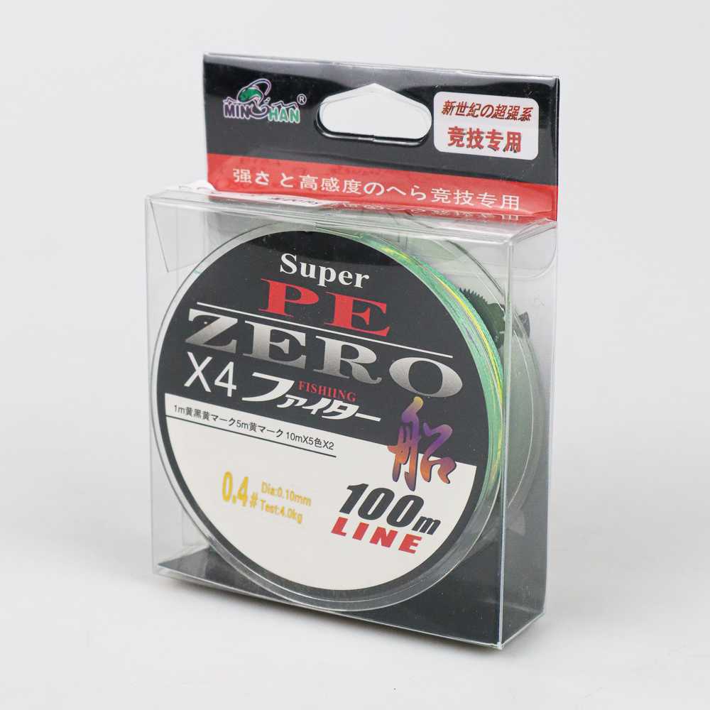 Zero Senar Benang Tali Pancing Super PE 4 Braid Line 100 Meter - X4