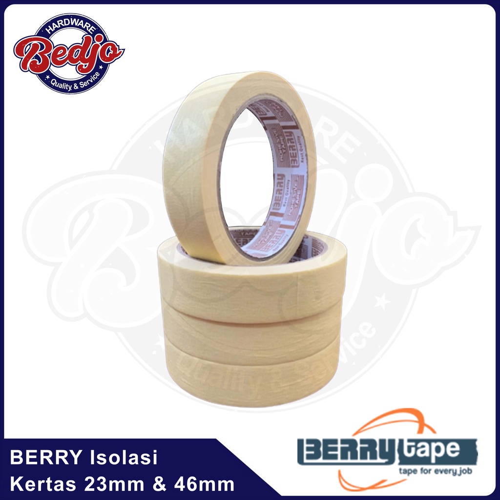 

Lakban Kertas Berry - Masking Tape 23mm 46mm