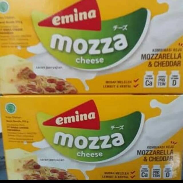 

Emina mozza / Emina keju mozarella & cheddar 170 gr