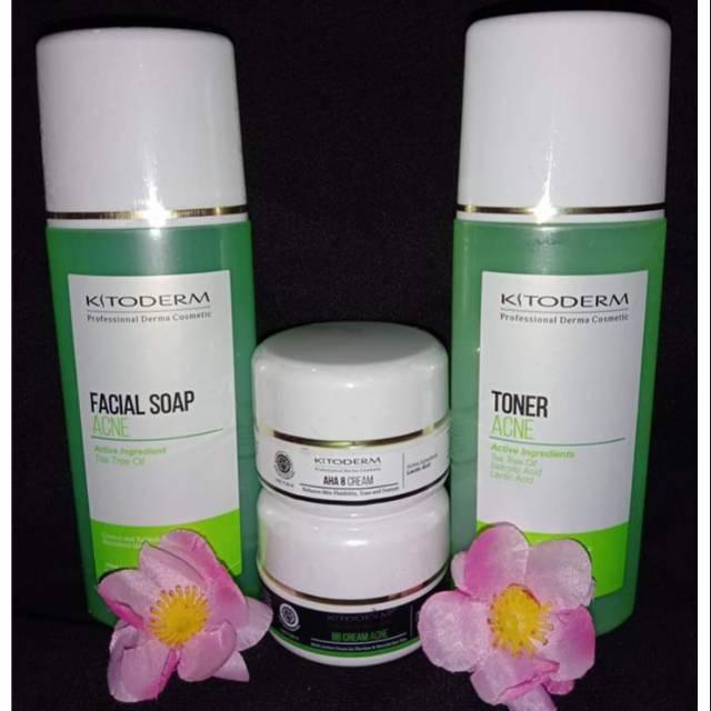 (KITODERM) PAKET ACNE FLEK