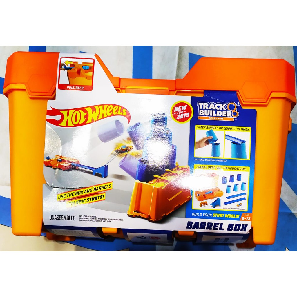 hot wheels barrel box
